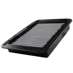 aFe Power MagnumFLOW Pro DRY S non-oiled replacement air filter with blue synthetic media and black polyurethane frame.