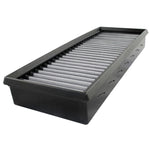 aFe Magnum FLOW OER Pro DRY S non-oiled synthetic air filter with grey media and black polyurethane frame