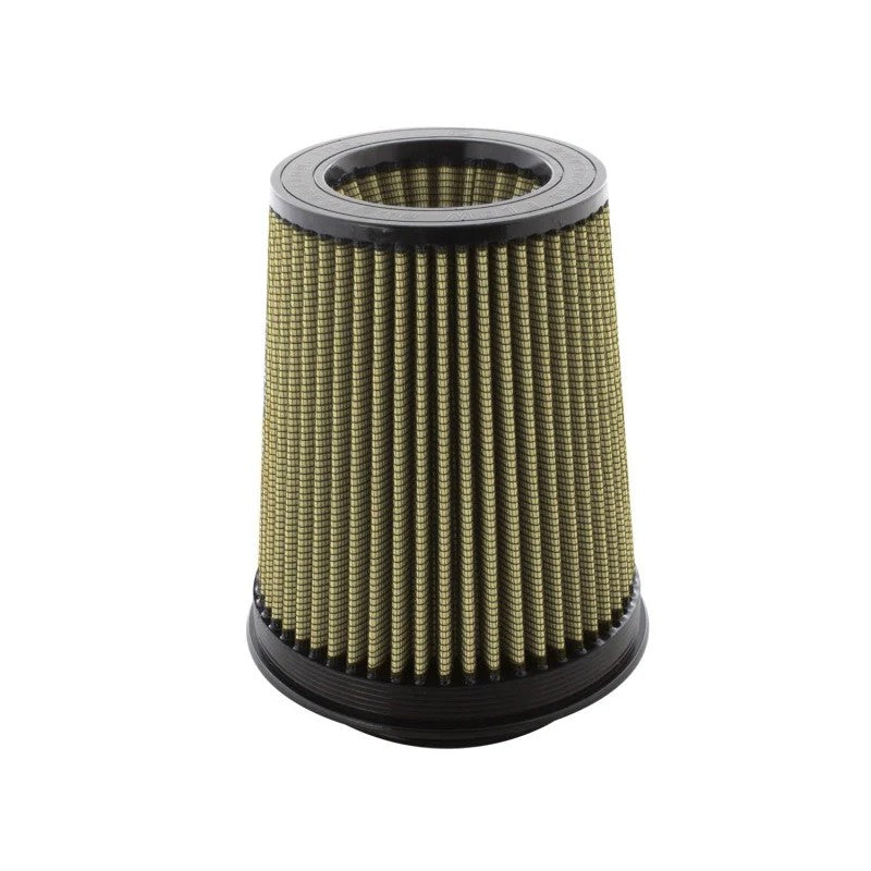 aFe Magnum FLOW Pro GUARD7 oiled conical air filter with inverted top and 5-inch flange, MPN 72-91062