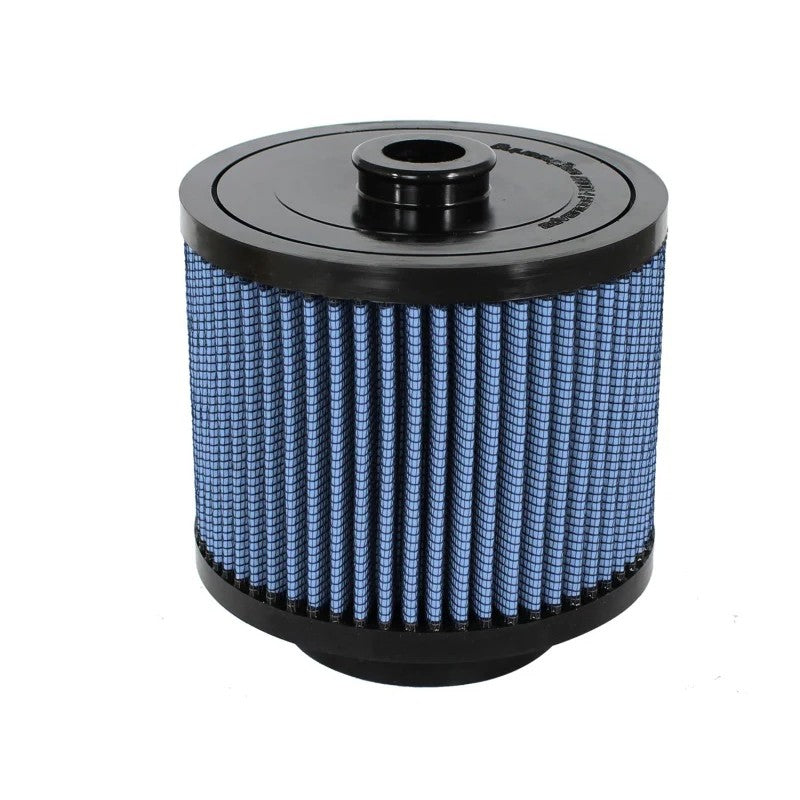 aFe Power MagnumFLOW OER Pro 5R oiled air filter with blue cotton media and black polyurethane frame