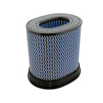aFe Power MagnumFLOW HD Pro 10R oval performance air filter with blue 10-layer oiled cotton media and mesh reinforcement