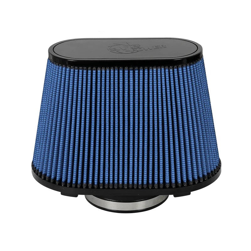 aFe MagnumFLOW Pro 5R oiled air filter with 5-inch flange and 11x6.5-inch oval base