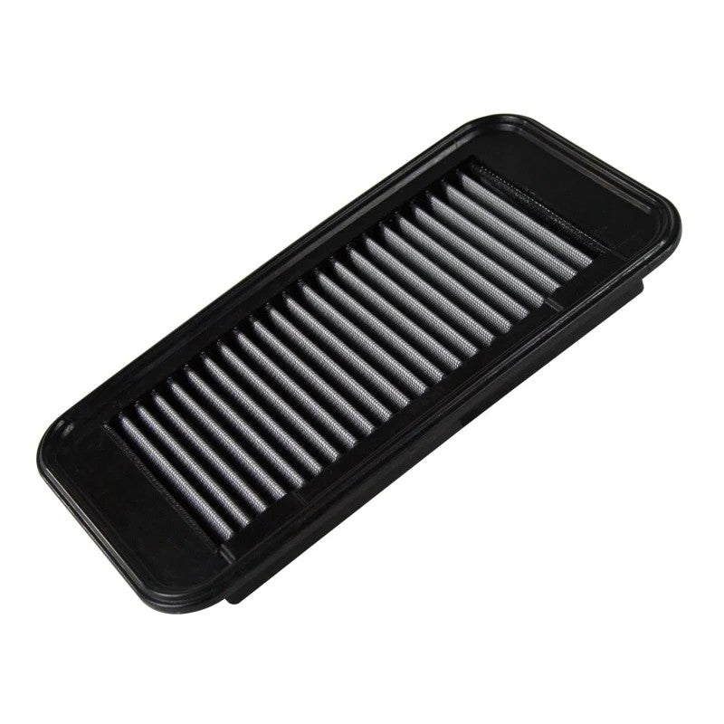 aFe MagnumFLOW OER Pro Dry S air filter with grey synthetic media and a black polyurethane frame.