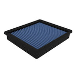 aFe Power MagnumFLOW Pro 5R performance air filter featuring blue oiled cotton media and a black polyurethane frame.