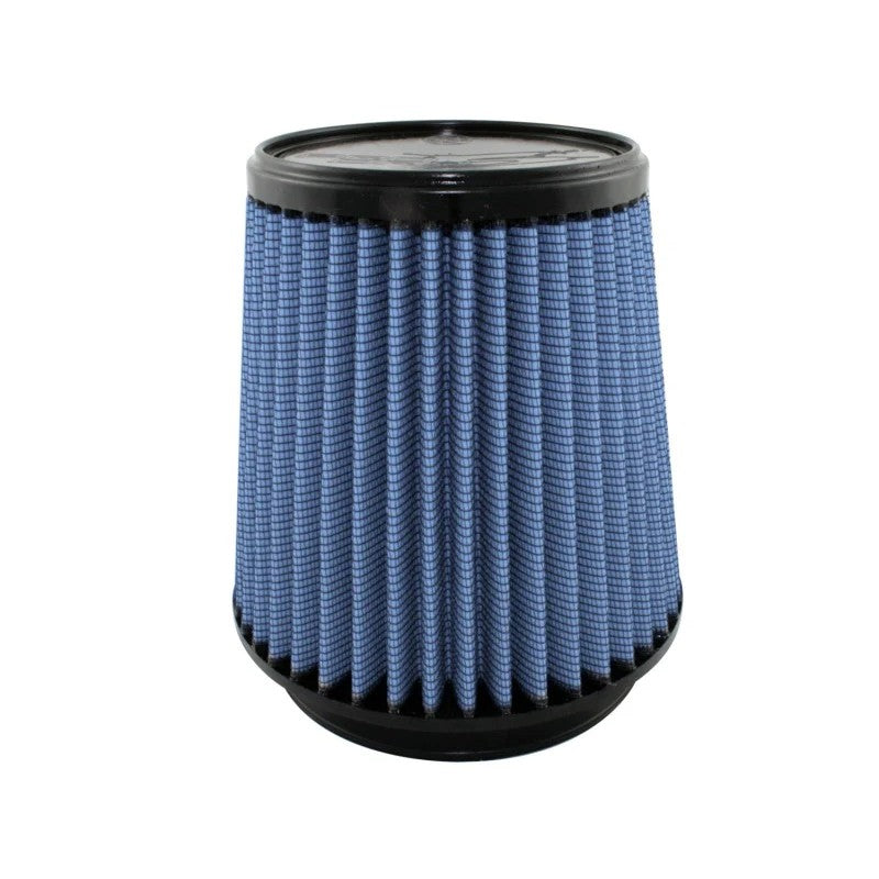 aFe Power MagnumFLOW Pro 5R oiled performance air filter with 5.5-inch flange and blue cotton gauze media.