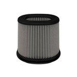 aFe MagnumFLOW Pro DRY S oil-free air filter with 3-layer synthetic media, polyurethane base, and stainless steel clamp