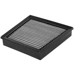 aFe Power MagnumFLOW Pro DRY S non-oiled performance air filter with blue synthetic media and black polyurethane frame.