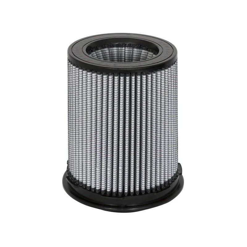 aFe Power MagnumFLOW Pro DRY S conical air filter with 4 inch flange and inverted top for 2016-2017 BMW M2