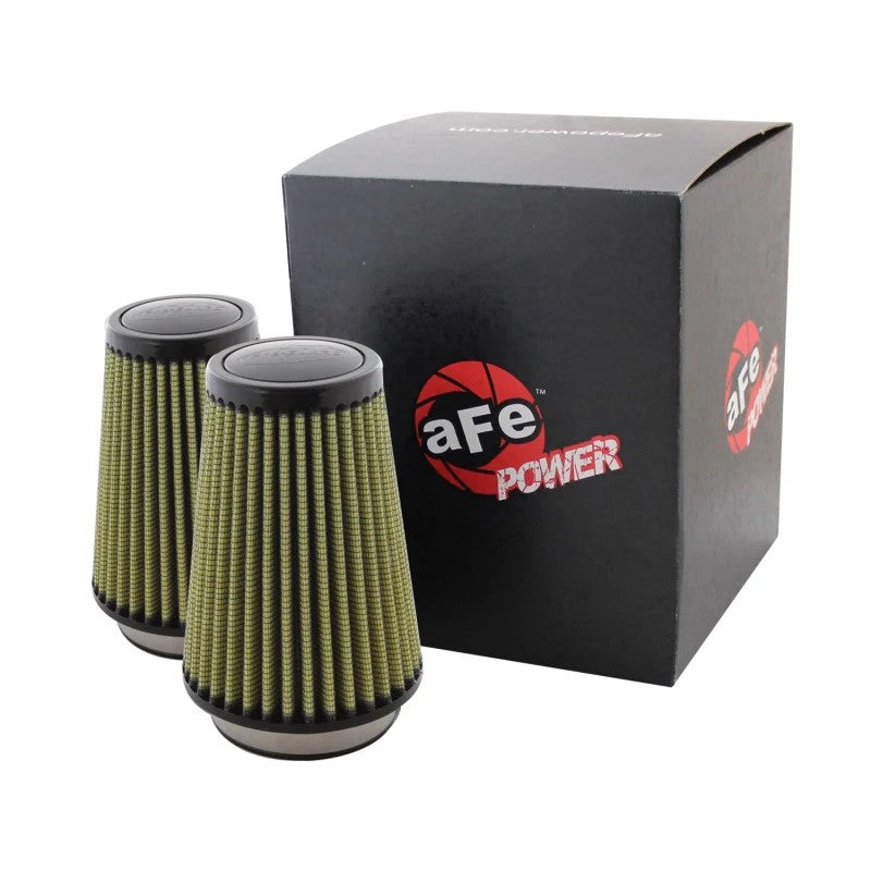 aFe MagnumFLOW Pro-GUARD 7 Stage 2 conical replacement air filter with 7-layer media and blue polyurethane base