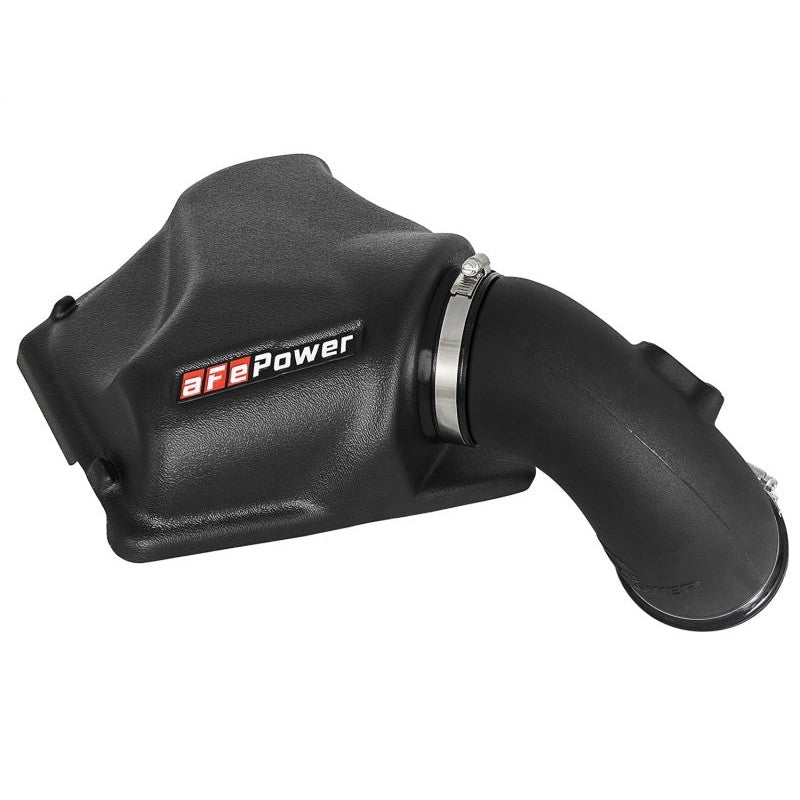 aFe MagnumFORCE Stage-2 cold air intake system with black roto-molded tube and oil-free Pro DRY S cone filter