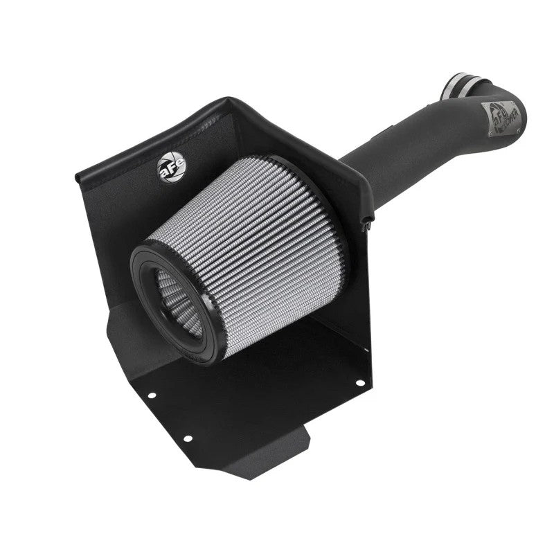 aFe Power MagnumFORCE Stage-2 cold air intake system with rotomolded tube, heat shield, and Pro DRY S synthetic filter.