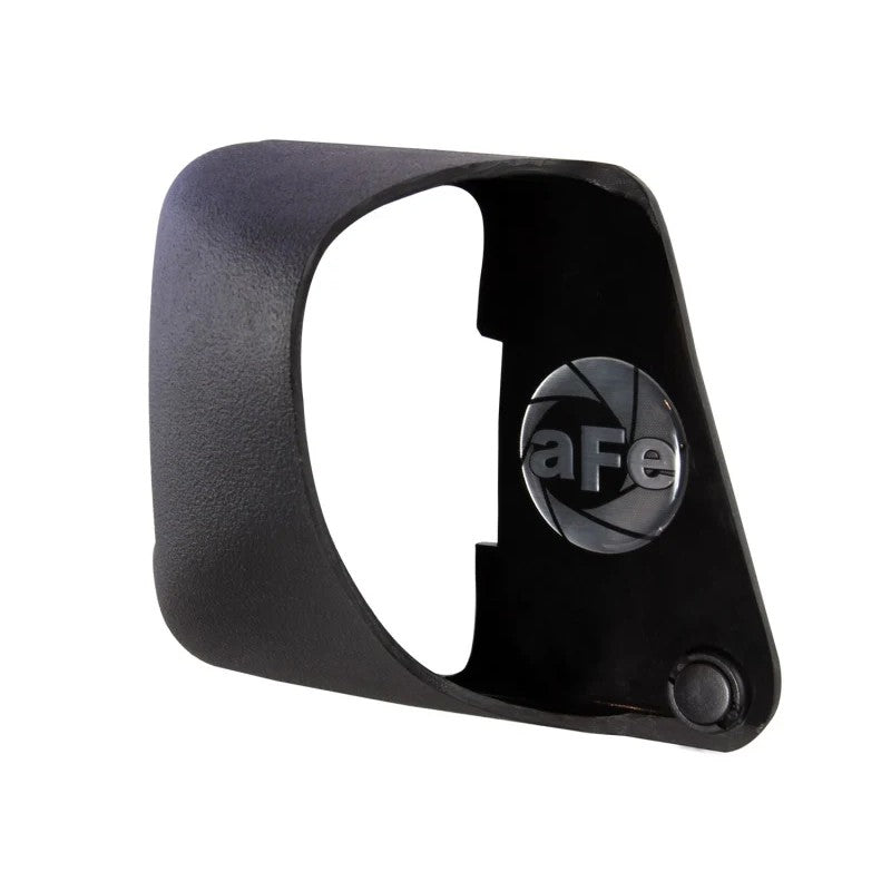 Black powder-coated aluminum aFe Power Magnum FORCE dynamic air scoop for BMW 2, 3, and 4 Series
