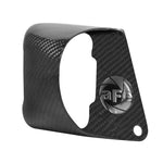 High-gloss carbon fiber aFe Power MagnumFORCE dynamic air scoop for BMW F30 and F32 chassis