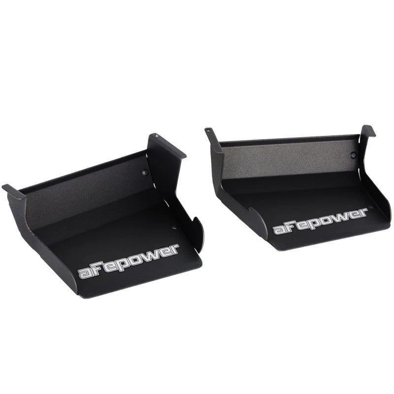 aFe Power black powdercoated aluminum dynamic air intake scoops for 2008-2013 BMW 1 Series E82 and E88.