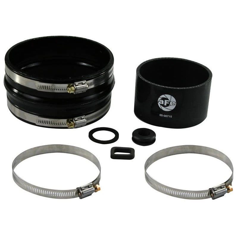 Matte blue aFe Power Magnum FORCE dynamic air intake scoop for BMW E46 3-Series and M3 models.