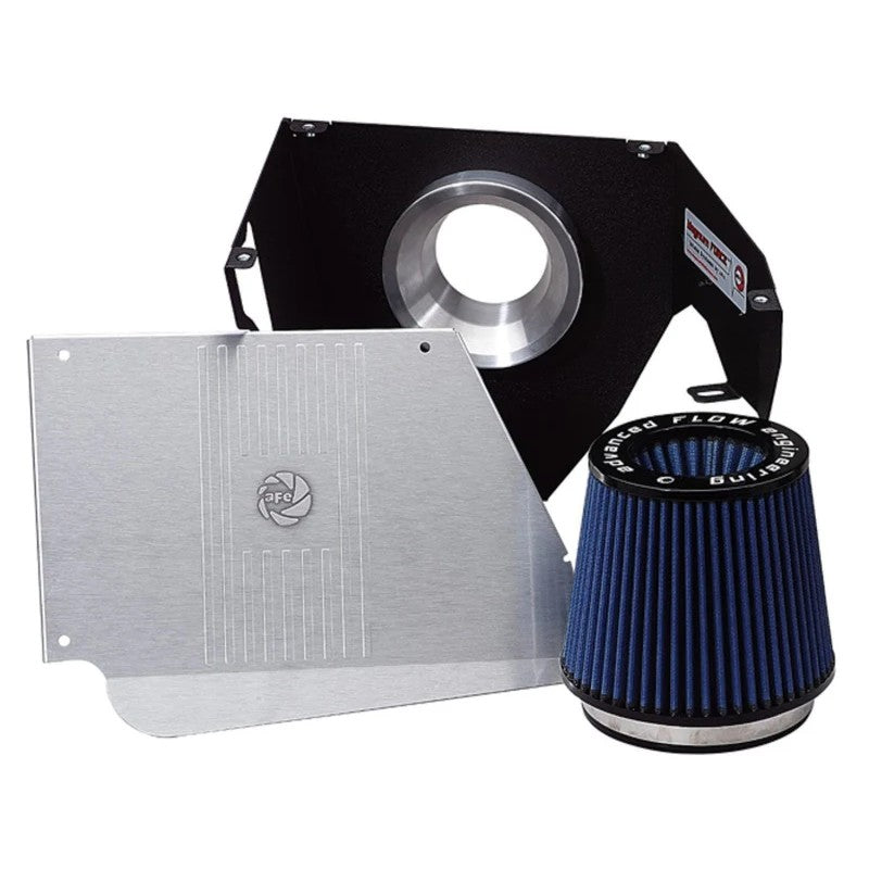 aFe Power Magnum FORCE Stage-1 cold air intake with Pro 5R filter and 16-gauge heat shield for 2001-2006 BMW.