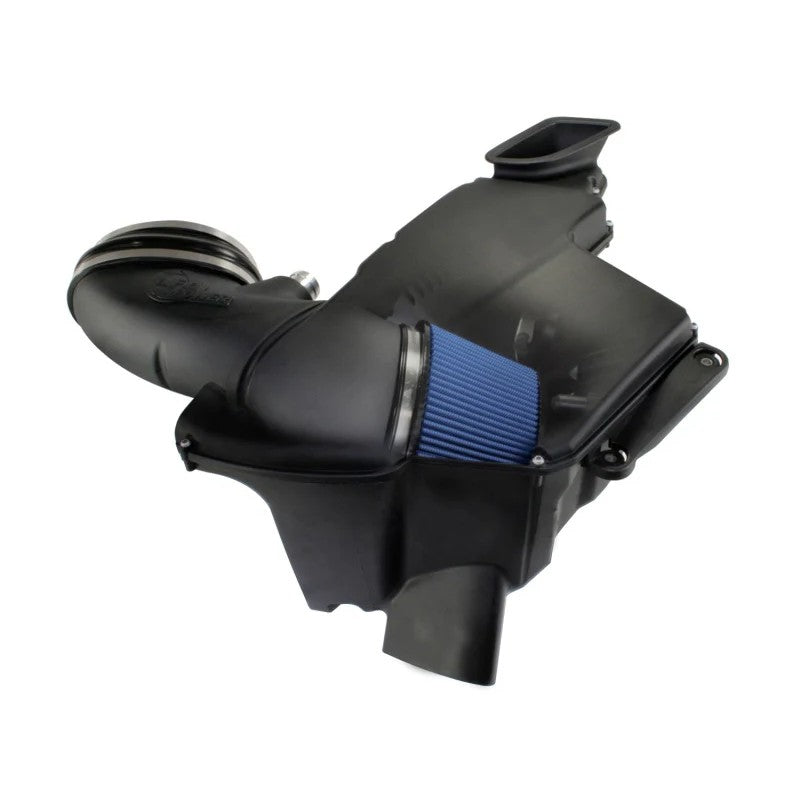 aFe Magnum FORCE Stage-2 air intake system with rotomolded tube and blue Pro 5R filter for 2008-2013 BMW M3 V8.
