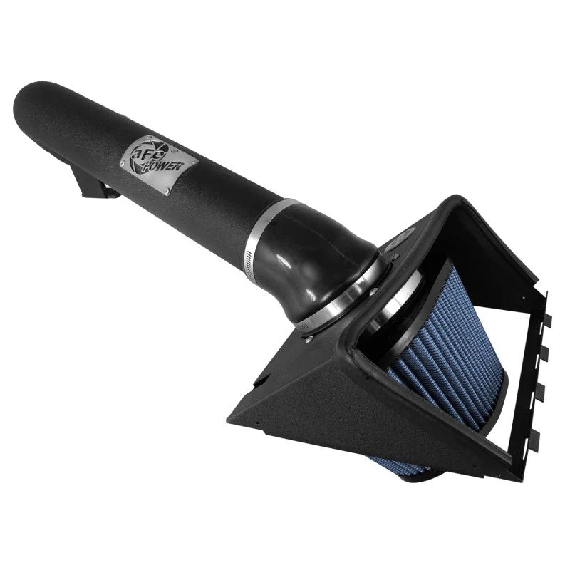 aFe Power Magnum FORCE Stage-2 intake with rotomolded tube and black 16-gauge heat shield for Ford F-250/F-350 V8-6.2L