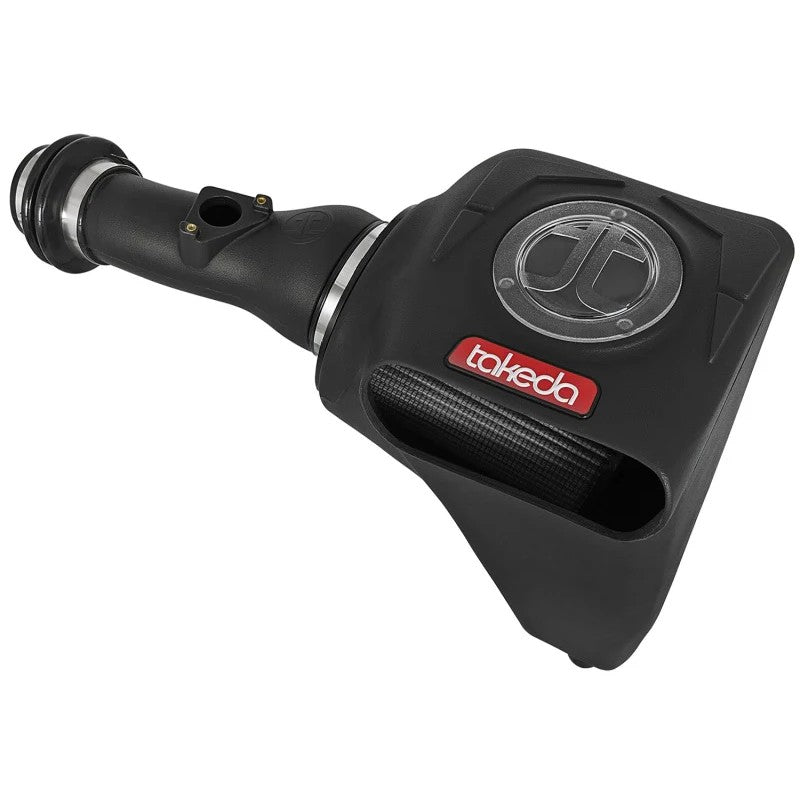 aFe Takeda Stage-2 cold air intake with black roto-molded tube and clear sight window for 2016-2021 Honda Civic 1.5L