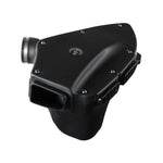 aFe MagnumFORCE Stage-2 cold air intake system with black rotomolded housing and tube for BMW L6-3.0L engines.