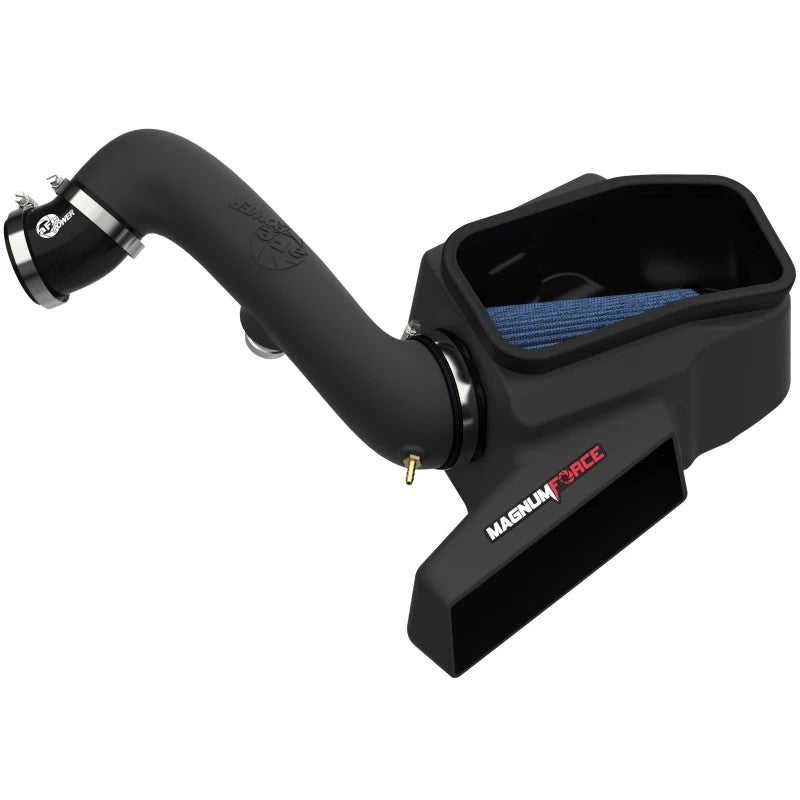 aFe MagnumFORCE Stage-2 cold air intake with blue Pro 5R filter and black XLPE housing for 2019-2021 VW Jetta 1.4L