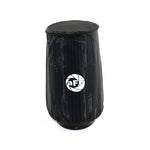 Four black aFe Power MagnumSHIELD pre-filters with silk-screened logos for performance air intake systems