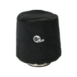 Black aFe Power MagnumSHIELD air filter pre-filter with white silk-screened logo