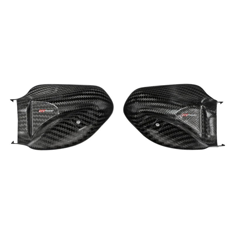 aFe Momentum Black Series gloss finish carbon fiber dynamic air scoops for 2018-2023 BMW M5 F90