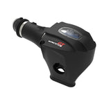 aFe Power Momentum GT intake system with black roto-molded housing and blue Pro 5R air filter for Dodge SRT Hellcat.