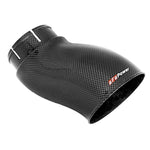 aFe POWER Momentum GT plain weave carbon fiber dynamic air scoop with high-gloss clear coat finish