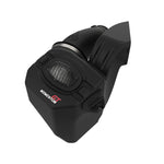 aFe Momentum GT intake for Ram 2500/3500 with black XLPE housing, clear sight window, and Pro DRY S filter