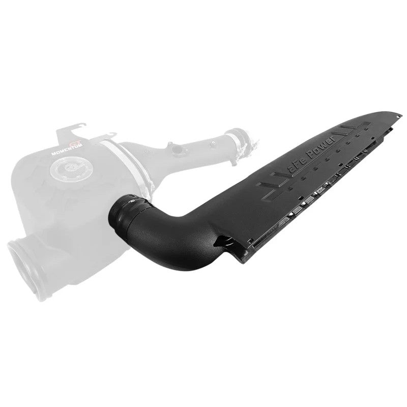 Black roto-molded aFe Momentum GT Dynamic Air Scoop for 2012-2015 Toyota Tacoma V6-4.0L