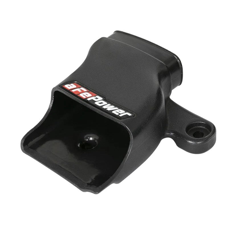 Black roto-molded aFe Power Momentum GT Dynamic Air Scoop for 2017-2021 Nissan Titan