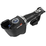 aFe Power Momentum GT sealed air intake system with black roto-molded housing, sight window, and Pro 5R oiled air filter.