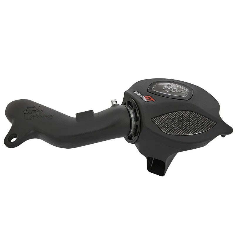 aFe Power Momentum GT intake system with roto-molded housing, carbon fiber trim, and large 360-degree radial air filter.