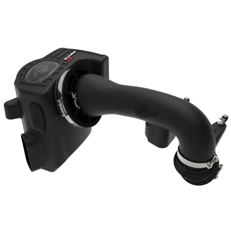 aFe Power Momentum GT Pro 5R Cold Air Intake for 2020-2026 GM 2500HD/3500HD with XLPE housing and clear sight window.