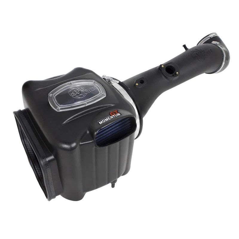 aFe Momentum GT PRO 5R Stage-2 Intake for 2009-2015 GM 6.0L trucks featuring a sealed housing and rotomolded intake tube.