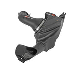 aFe Power Momentum GT cold air intake system with black roto-molded housing and air scoop for 2009-2015 Cadillac CTS V