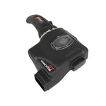 aFe Momentum GT cold air intake with black roto-molded housing and Pro DRY S synthetic filter for BMW N55 engines
