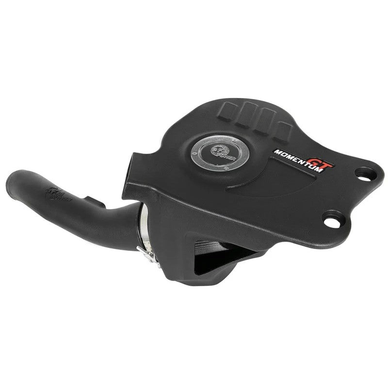 aFe Momentum GT cold air intake for BMW Z4 sDrive28i with black roto-molded housing and carbon fiber trim