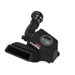 aFe POWER Momentum GT intake system with sealed XLPE housing, clear sight window, and Pro DRY S conical air filter.