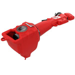 aFe Momentum GT cold air intake system with red housing and dry synthetic filter for Jeep Wrangler and Gladiator