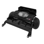aFe Power Momentum GT cold air intake system with dual Pro DRY S filters and clear sight window for Ram 1500 TRX.