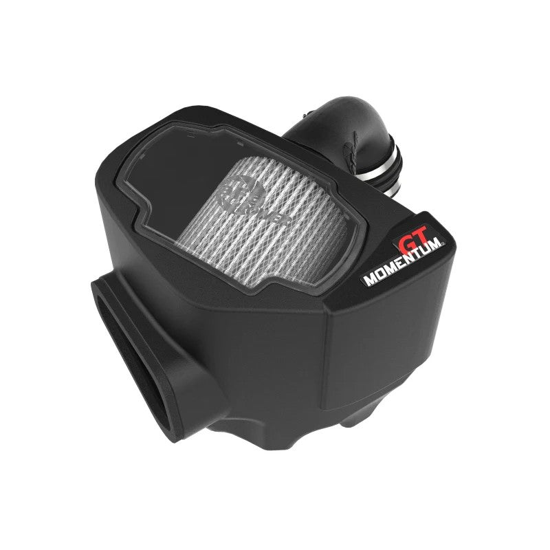 aFe Momentum GT cold air intake with black XLPE housing, clear sight window, and Pro DRY S filter for 2024-2026 Toyota Land Cruiser