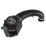 aFe POWER Momentum GT intake system with black XLPE housing, clear sight window, and Pro DRY S filter for Ram 1500.