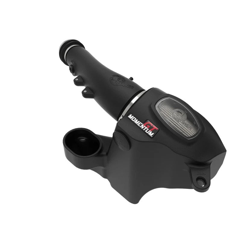 aFe Momentum GT intake system with sealed XLPE housing and clear sight window for 2021-2025 Jeep Grand Cherokee 3.6L