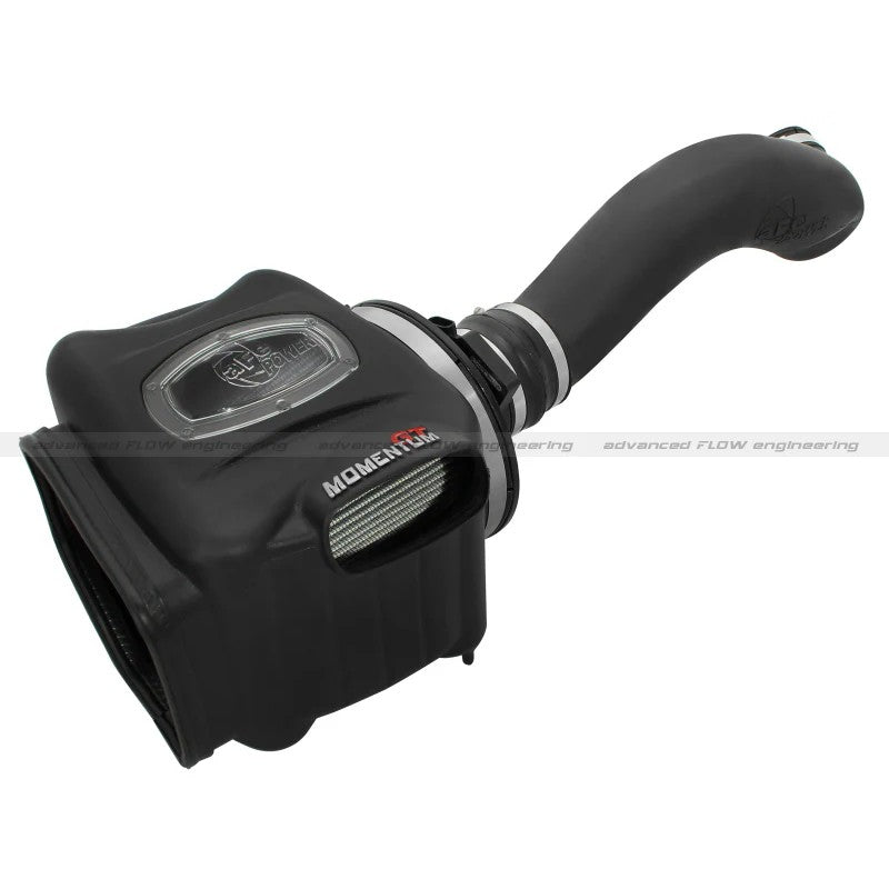 aFe Momentum GT cold air intake system with sealed black housing and rotomolded tube for GM V8 engines