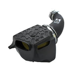 aFe POWER Momentum GT Cold Air Intake with black rotomolded housing and sight glass for 2007-2011 Jeep Wrangler JK