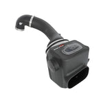 aFe Momentum HD Pro 10R intake kit featuring a black sealed housing, clear sight window, and oversized air filter.