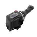 aFe Power Momentum HD Stage-2 sealed intake system with 10-layer PRO 10R air filter and clear sight window.